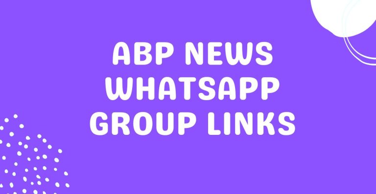 ABP News Whatsapp Group Links