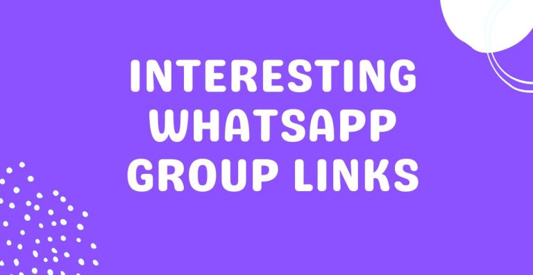 Interesting Whatsapp Group Links