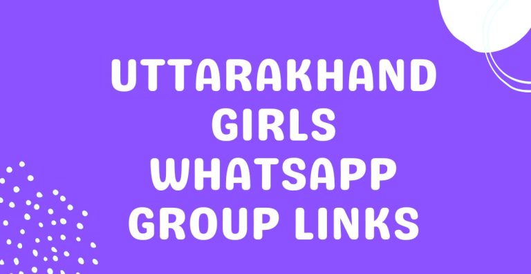 Uttarakhand Girls Whatsapp Group Links