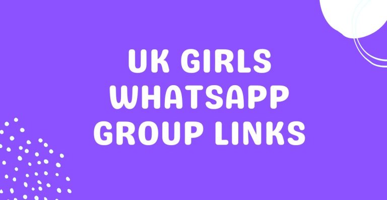UK Girls Whatsapp Group Links