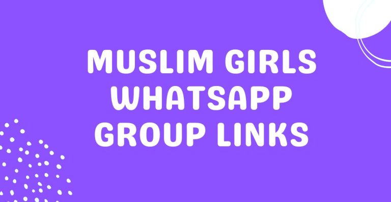 Muslim Girls Whatsapp Group Links