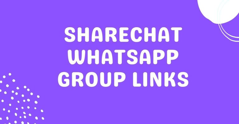 Sharechat WhatsApp Group Links