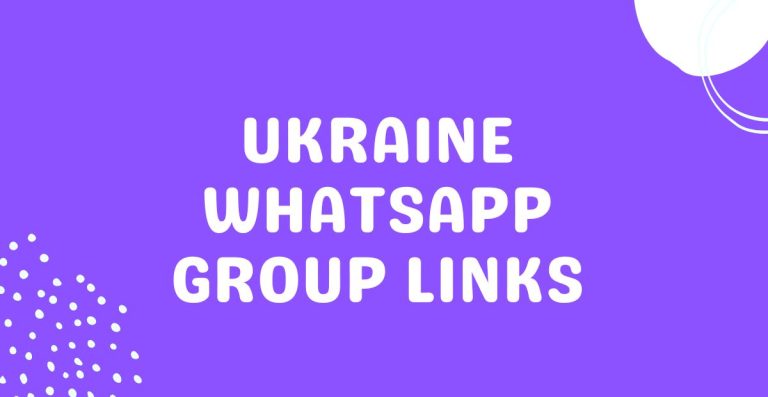 Ukraine Whatsapp Group Links