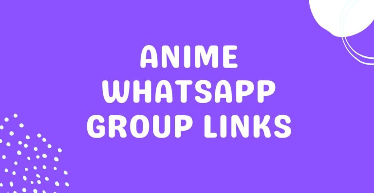 Anime Whatsapp Group Links