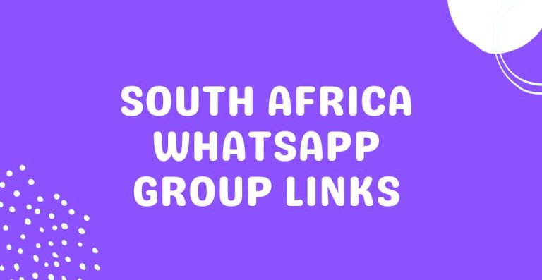 South Africa Whatsapp Group Links
