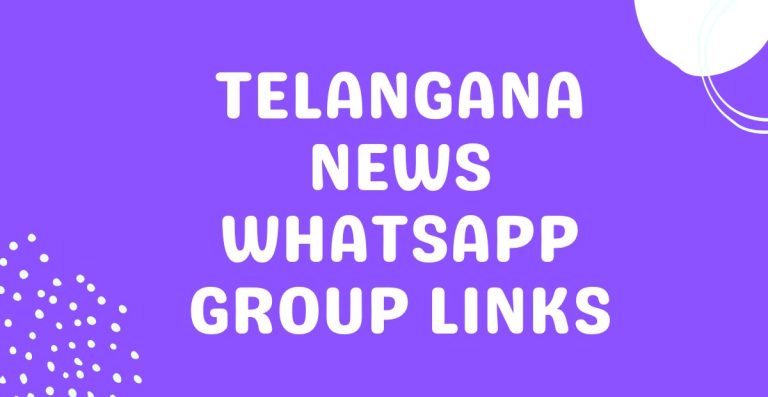 Telangana News WhatsApp Group Links