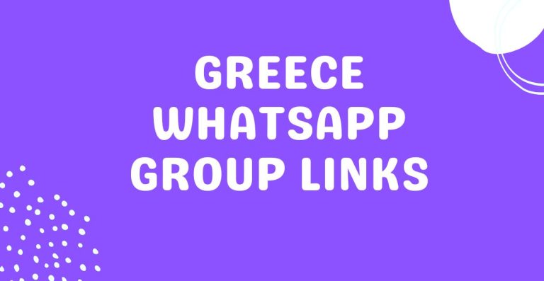 Greece Whatsapp Group Links