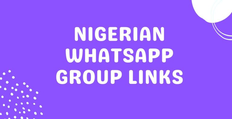 Nigerian Whatsapp Group Links