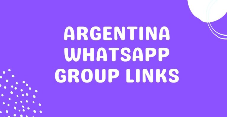 Argentina Whatsapp Group Links