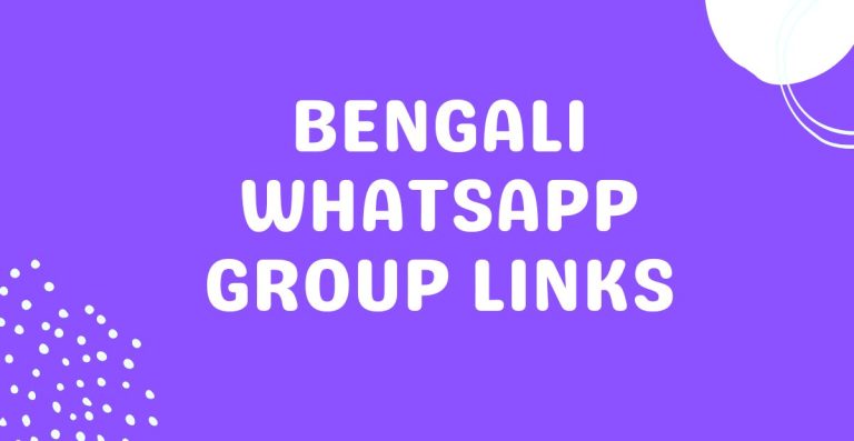 Bengali Whatsapp Group Links