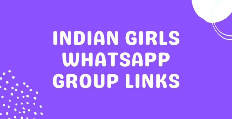 Indian Girls Whatsapp Group Links