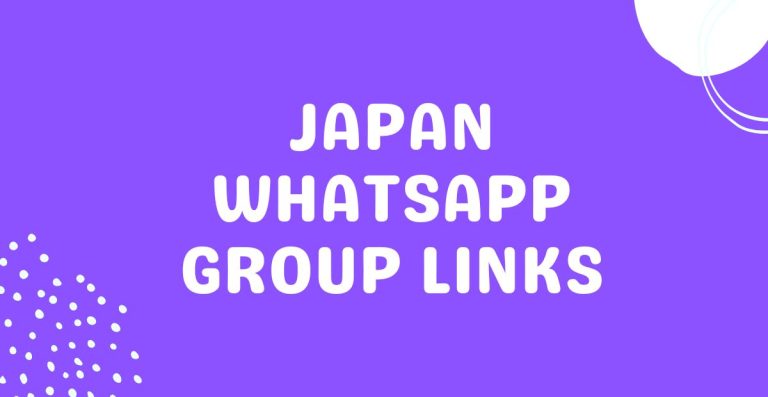 Japan Whatsapp Group Links