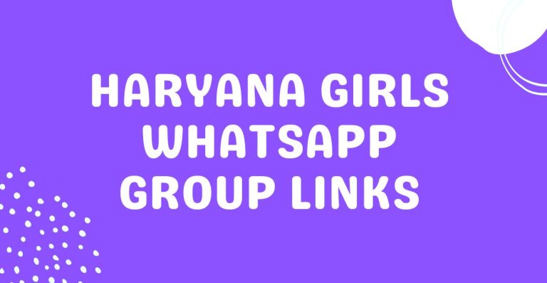 Haryana Girls Whatsapp Group Links